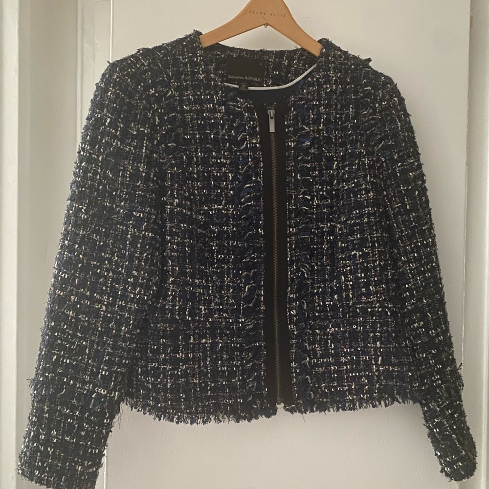 Banana Republic Tweed Blazer